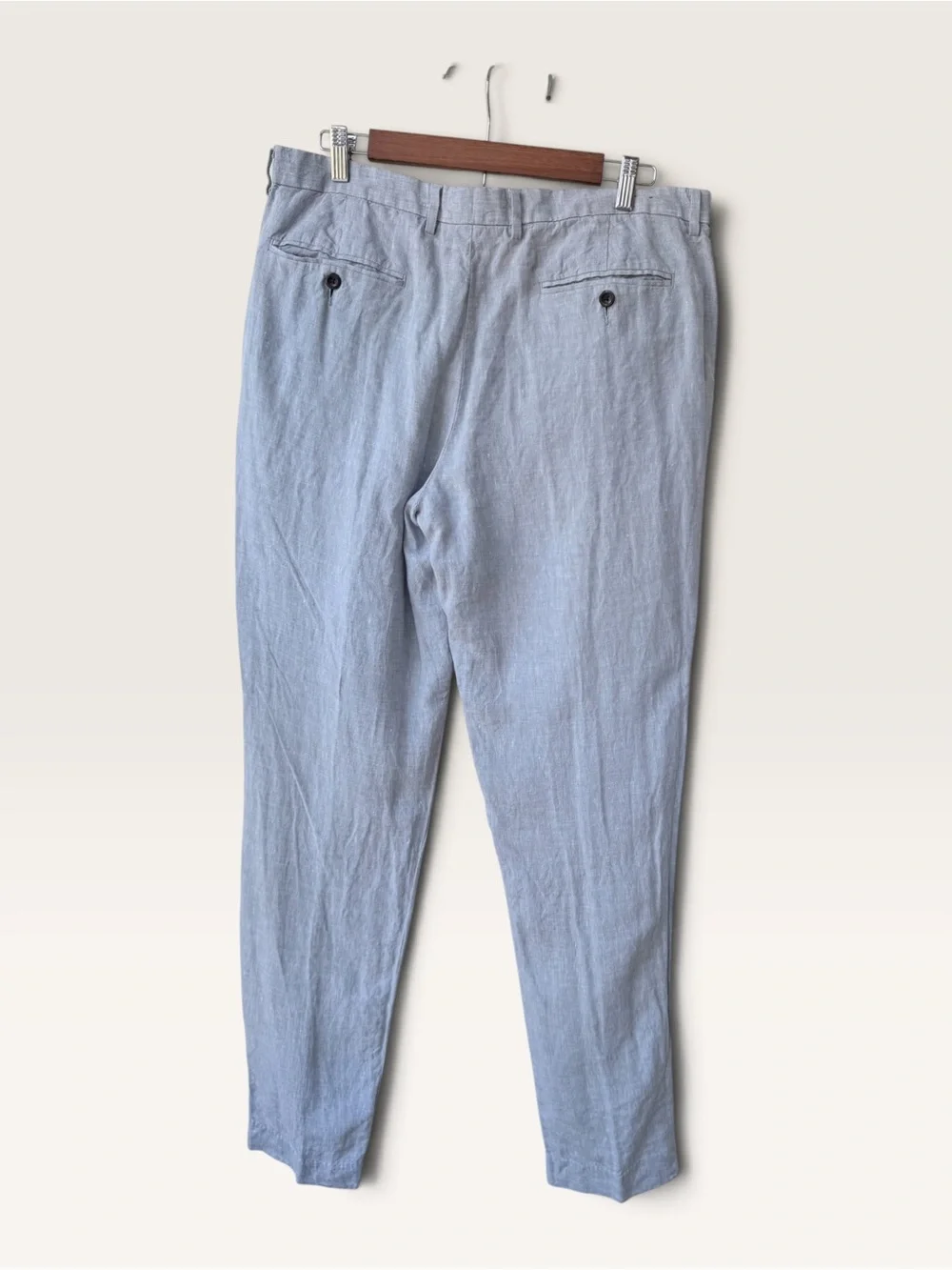 J.Crew Bowery 100% Baird McNutt Linen Dress Pants size 34x36